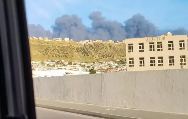 Major Blaze Breaks Out at Warehouse in Azerbaijan - VIDEO