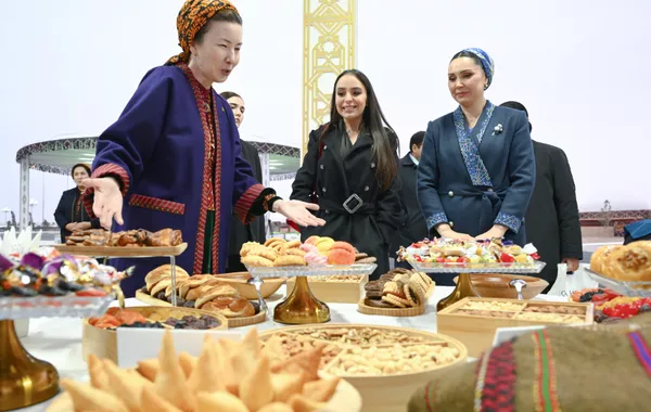 Heydar Aliyev Foundation VP Tours Turkmenbashi Cultural Events
