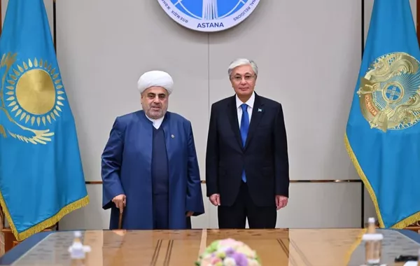 Kazakh President Meets Azerbaijani Religious Leader to Strengthen Interfaith Dialogue