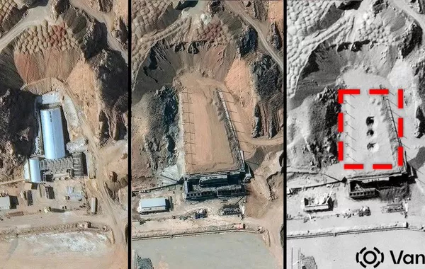 Satellite Images Reveal Three Large Craters at Iran's Nuclear Site