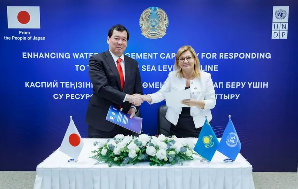 Japan Backs Kazakhstan in Addressing Caspian Sea Decline