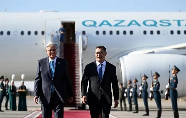 Kazakh President Arrives in Kyrgyzstan for High-Level Meetings
