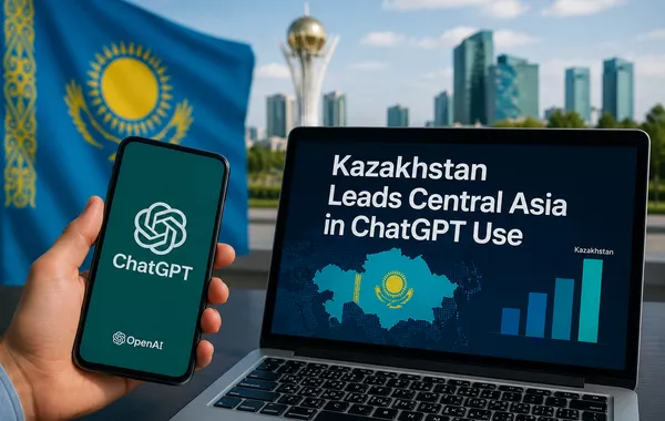 Kazakhstan Leads Central Asia in ChatGPT Use