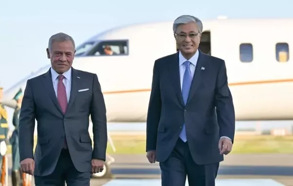 King of Jordan Arrives in Kazakhstan for Official Visit