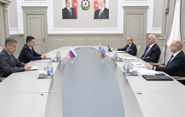 Azerbaijan's Deputy Prime Minister Holds Talks with Russian Counterpart