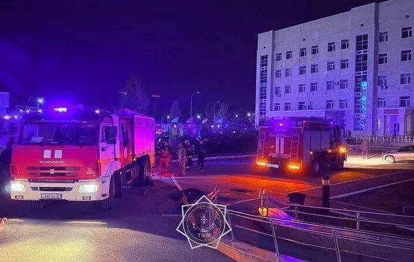 Fire Breaks Out at Children’s Hospital in Kazakhstan - VIDEO