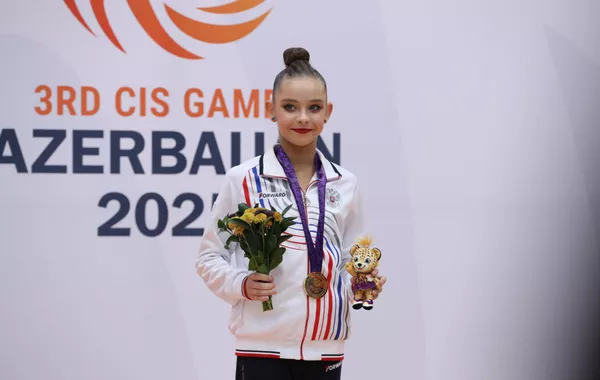 Azerbaijani Rhythmic Gymnast Wins Silver at 3rd CIS Games