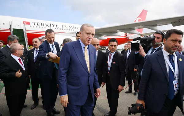 President Recep Tayyip Erdoğan Arrives in Azerbaijan