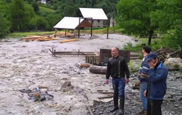 Heavy Rain Triggers Mudslides and Flooding in Georgia’s Kakheti
