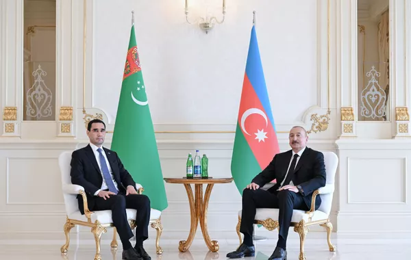 Azerbaijani President Holds One-on-One Talks with Turkmen Counterpart in Baku
