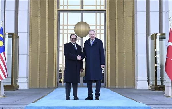 Türkiye's Erdogan Welcomes Malaysian PM in Ankara