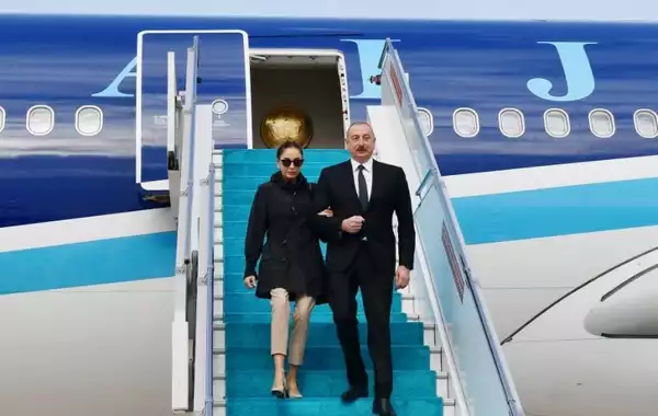 President Ilham Aliyev Arrives in Türkiye for Official Working Visit