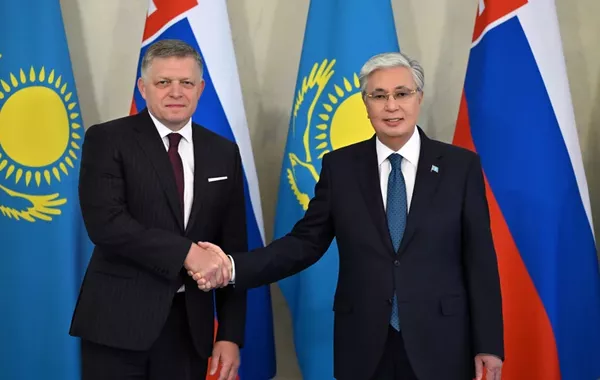 Kazakh President Holds Talks with Slovak Prime Minister in Astana