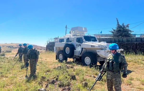 Kazakh Peacekeepers Conduct 470 Operational Missions in Golan Heights