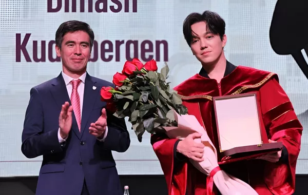 Kazakh Singer Dimash Qudaibergen Awarded Honorary Professor Title