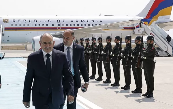 Armenian PM Pashinyan Arrives in Türkiye