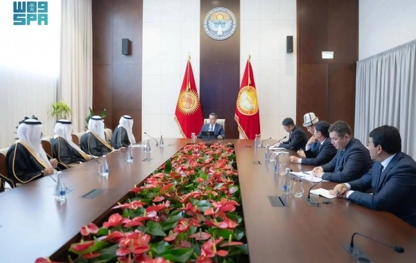 Kyrgyz President Holds Talks with Saudi Business Leaders