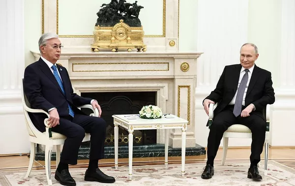 Putin Hosts Kazakh Leader Tokayev in Kremlin