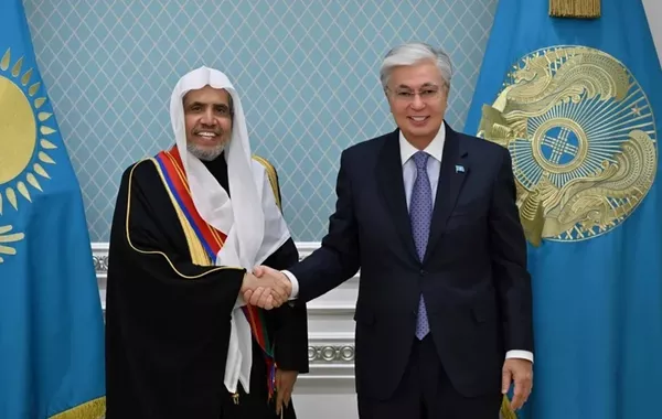 Kazakh President Stresses Interreligious Harmony in Meeting with Muslim World League Leader