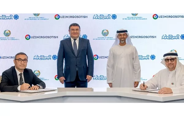 UAE's Masdar Signs Major Agreement to Boost Uzbekistan’s Renewable Energy Storage