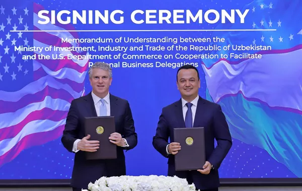 Uzbekistan, US Deepen Investment Partnership as Bilateral Trade Tops $1 Billion