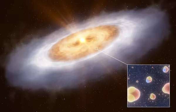 Water Detected Around Young Sun-Like Star for the First Time