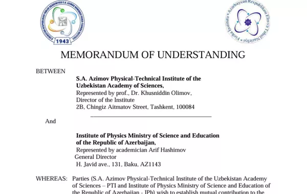 Azerbaijan, Uzbekistan Launch Scientific Cooperation
