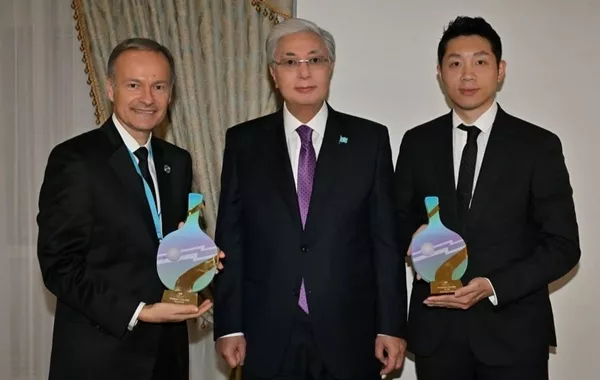 Kazakh Leader Serves Up Warm Welcome to Table Tennis Legends