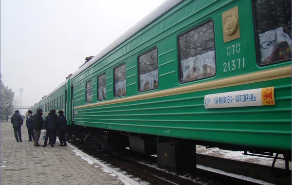 Bishkek’s First Train to Moscow Departs