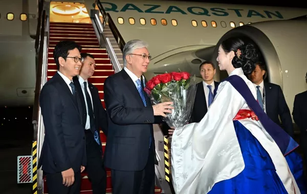 Kazakh President Lands in Seoul for High-Level Talks - VIDEO