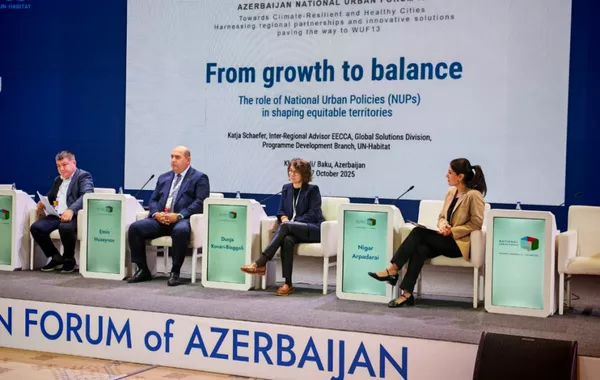 Third Azerbaijan National Urban Forum Underway with Panel Discussions
