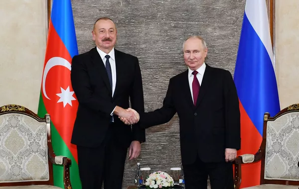 Azerbaijani Leader Congratulates Russian Counterpart on His 74th Birthday