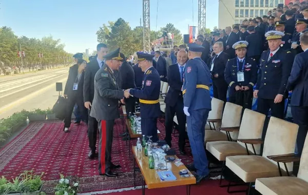 Chief of General Staff of Azerbaijani Army Observes Belgrade Military Parade