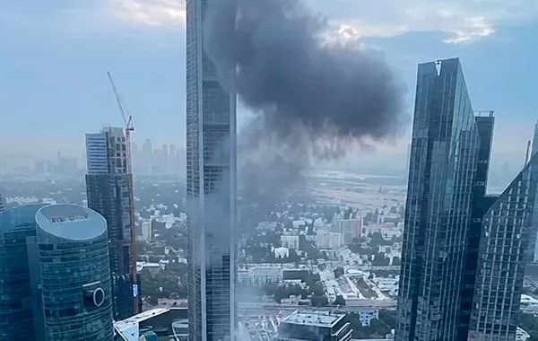 Iranian Drone Targets Dubai’s Financial Center - VIDEO