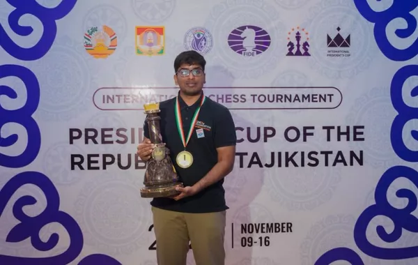 Indian Chess Star Wins Tajikistan President’s Cup in Dushanbe