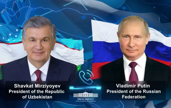 Uzbekistan and Russia's Leaders Hold Telephone Conversation