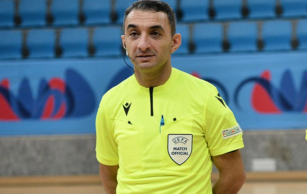 Azerbaijani Futsal Referee to Officiate EURO 2026 Group Match