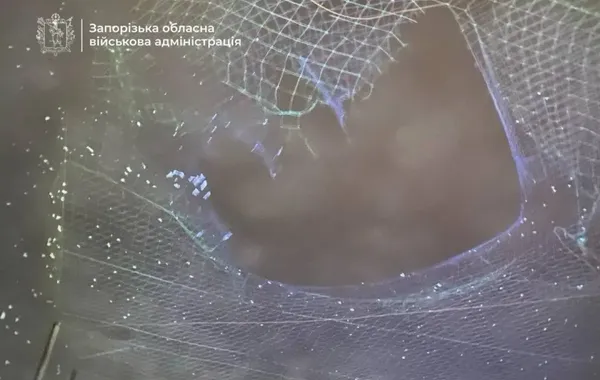 Anti-Drone Net Saves Passenger Bus From FPV Drone Attack in Ukraine's Zaporizhzhia