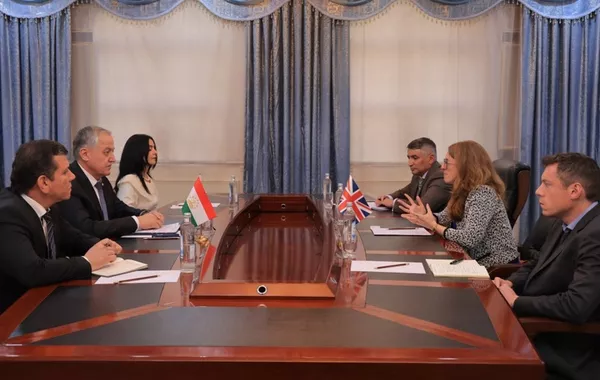 Tajikistan's Foreign Minister Meets with UK Ambassador