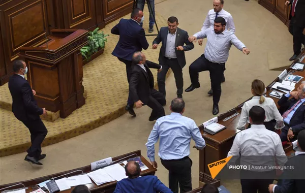 Second Scuffle Erupts in Armenia’s Parliament in Less Than an Hour