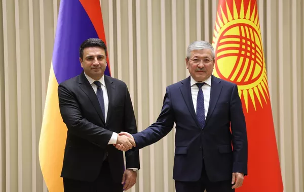 Armenian Parliament Speaker and Kyrgyz PM Discuss Bilateral Relations