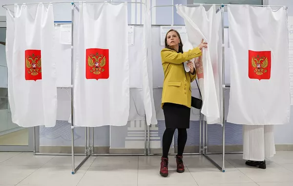 Russian Parliamentary Election Turnout Hits 45%