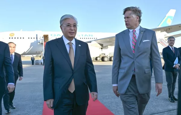 Kazakh President Arrives in Washington for Key Talks With President Trump