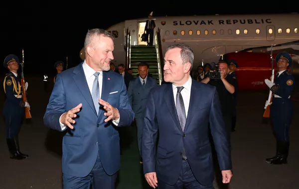 Slovak President Arrives in Azerbaijan on Official Visit