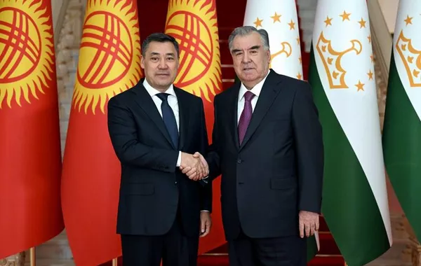Bilateral Cooperation in Focus as Kyrgyz and Tajik Presidents Meet in Dushanbe