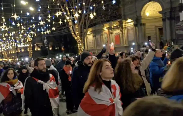 Tbilisi Protesters Clear Rustaveli Avenue Following Georgian Interior Ministry's Warning