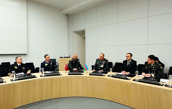 Azerbaijan Army's Chief of General Staff Holds Series of Meetings in Brussels