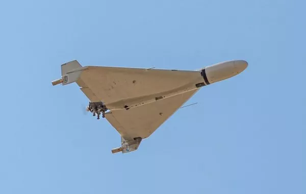 Russian Shahed Drone Strikes Building in Ukraine's Chernihiv