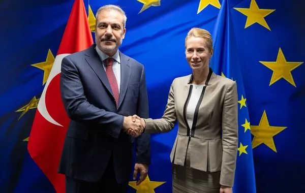 EU's Kallas and Turkish FM Hold Talks on US-Iran Ceasefire