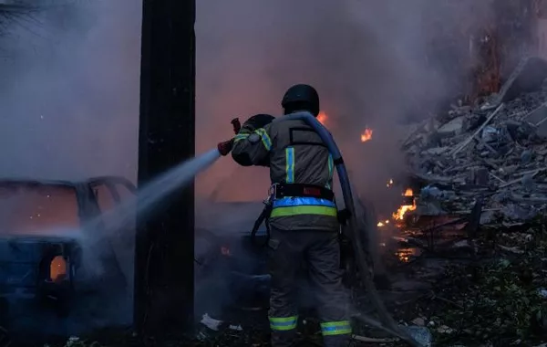 Russian Drone and Missile Strikes Hit Homes in Ukraine's Sumy, Kharkiv